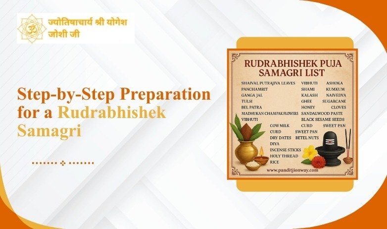 Step-by-Step Preparation for a Rudrabhishek Samagri